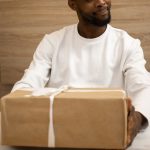monkey holding box image