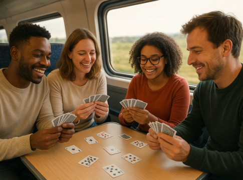 Bonding Over Games on Train Journeys