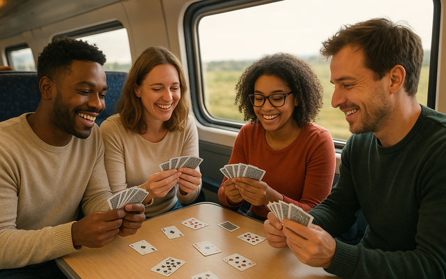 Bonding Over Games on Train Journeys