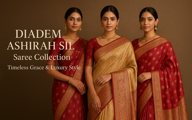 Diadem – Ashirah Sil Saree Collection