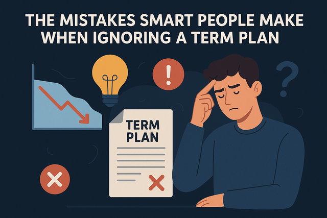 Mistakes Smart People Make When Ignoring a Term Plan
