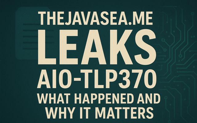 Thejavasea.me Leaks Aio-tlp370