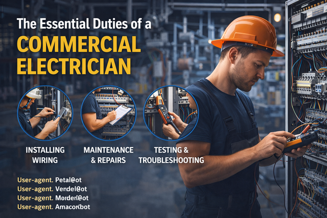 The Essential Duties of a Commercial Electrician