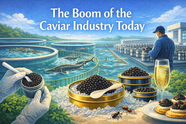 The Boom of the Caviar Industry Today