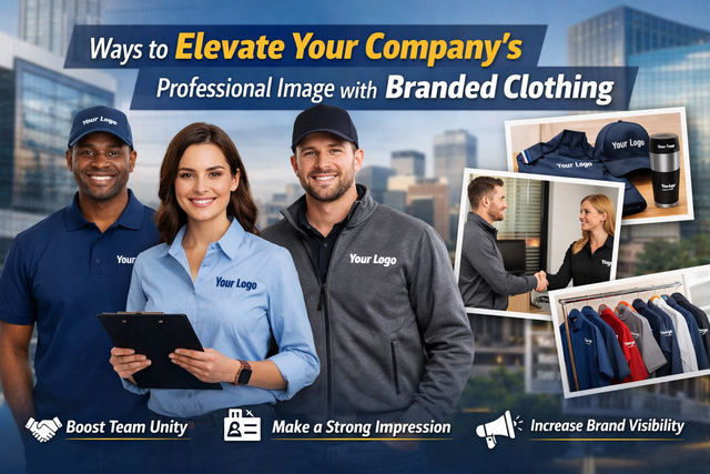 Ways to Elevate Your Company’s Professional Image with Branded Clothing