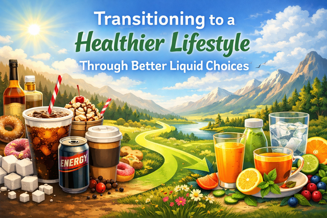 Transitioning to a Healthier Lifestyle Through Better Liquid Choices