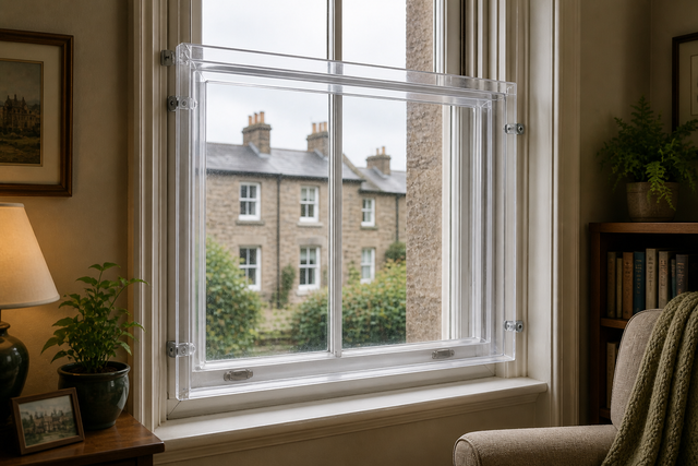 Secondary Glazing with Perspex Sheets around Me in Older Homes