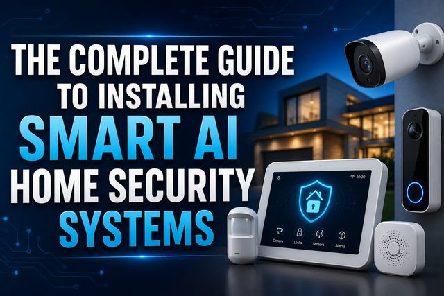 Installing Smart AI Home Security Systems