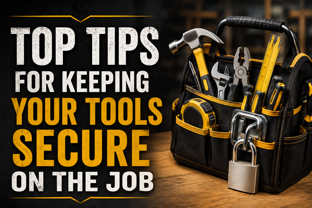 Top Tips for Keeping Your Tools Secure on the Job