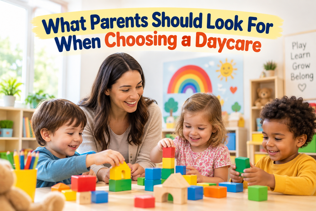 What Parents Should Look For When Choosing a Daycare